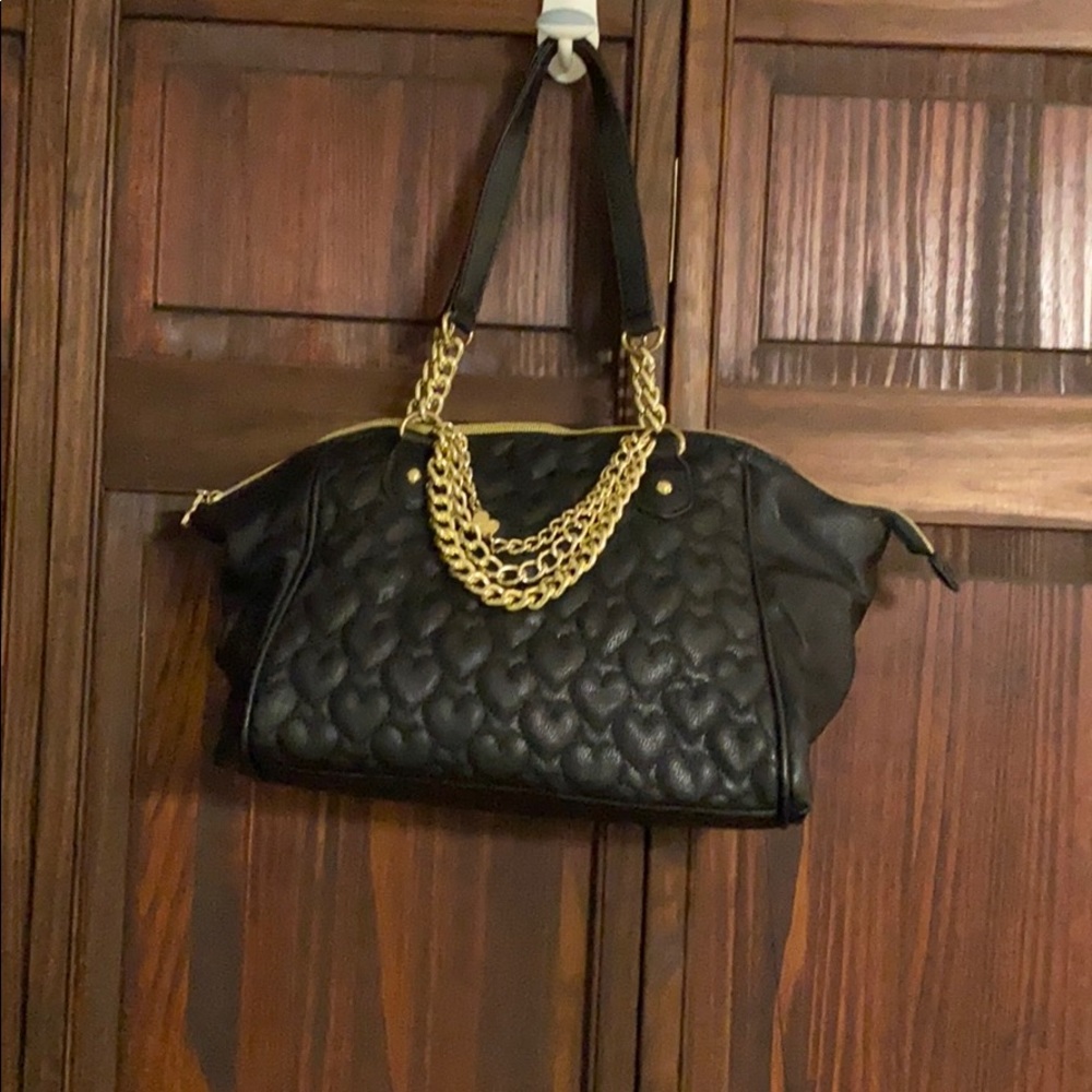 EUC Betsey Johnson Black purse
